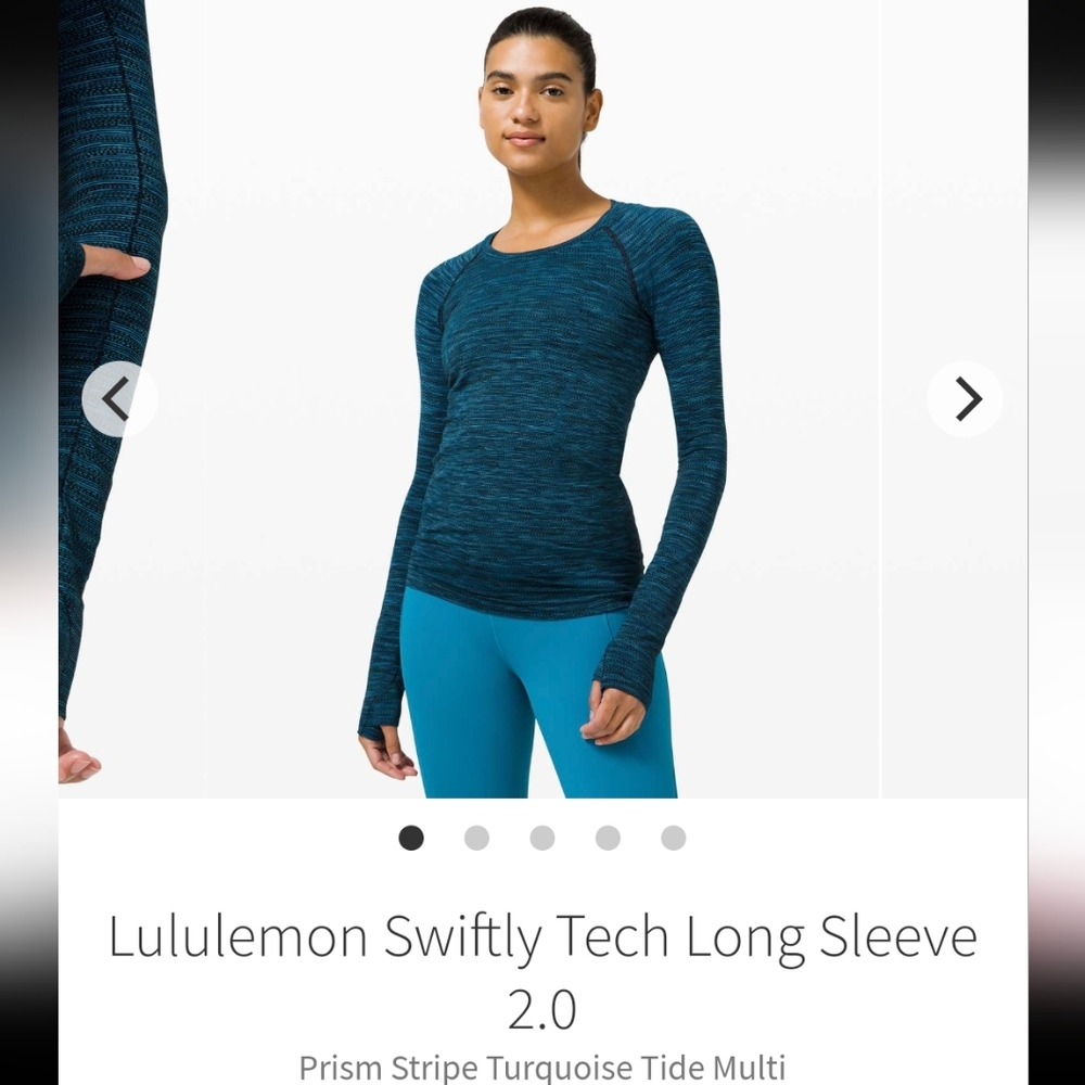 Lululemon long sleeve swiftly